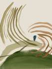 Brushstrokes in Earthy Harmony II Art Print