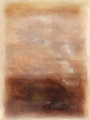 Muted Earth Tones Landscape Art Print by Hazel J