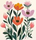 Botanical Embrace I Art Print