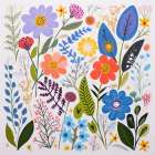 Summer Botanical Embrace Art Print