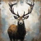 Majestic Deer I Art Print