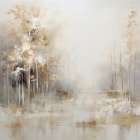 Touch of Gold I Art Print