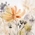 Lush Botanical Serenity I Art Print
