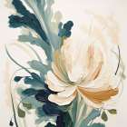 Floral Radiance I Art Print
