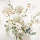 Neutral Wildflower Serenade I Art Print