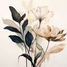 Whimsical Blossoms II Art Print