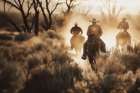 Riders of the West Art Print