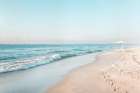 Sunlit Shoreline I Art Print