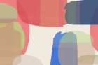 Intersecting Colours II Minimalist Print