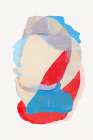 Pink And Blue Lovers I Abstract Art Print