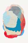 Pink And Blue Lovers II Abstract Art Print