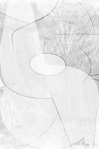Curved Lines on Textured Canvas Art Print