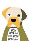 Woof Art Print
