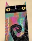 Colorful Cat Art Print