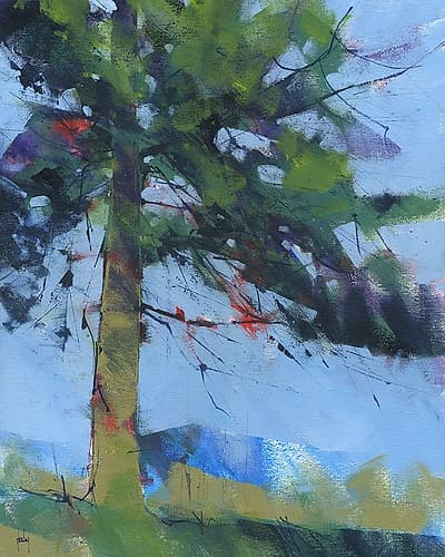 Gilfach Pine Art Print by Ann Bailey