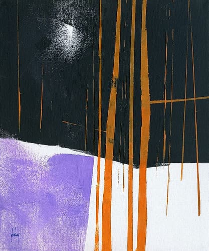 Thicket Moonlight Art Print by Ann Bailey