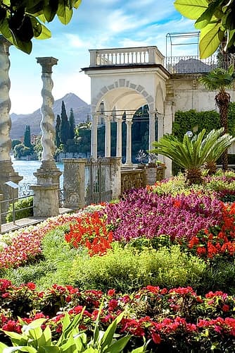 Giardino sul Lago #4 Art Print