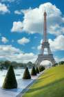 Eiffel Tower View II Art Print