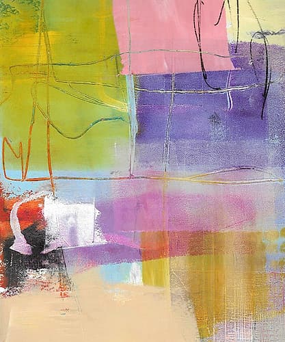 Green Feature Art Print by Pamela K. Beer