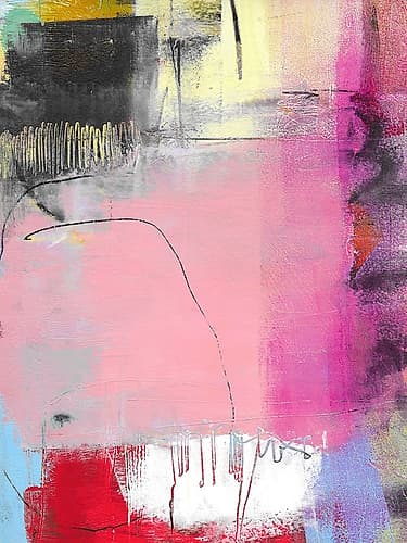 Pink Feature Art Print