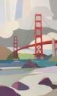 The Golden Gate Bridge from Baker Beach Art Print