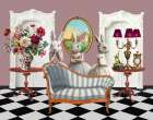 No One Talks Everyone Watches Art Deco Print