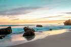 Malibu Sunset Art Print