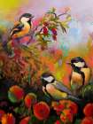 Three Little Birds Art Print