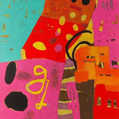 Conversations in the Abstract #23 Art Print by Michael Downs