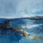 Rain Wash Coastal Print