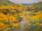 Golden Explosion Art Print