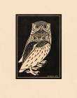 Two Owls, 1921 Art Print