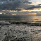Los Muertos Beach Sunset Art Print