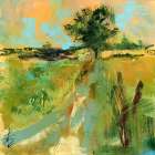 The Sky Aglow Art Print by Anne Doyle