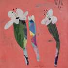 The Three Flowers 1 Art Print