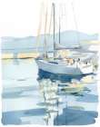 Coastal Passage II Art Print by Paula Freeman