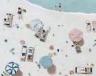 Midday Parasols II Art Print by Paula Freeman