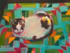 W The Cat Art Print