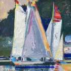 Waiting For Wind Art Print