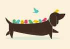 Bird Dog Art Print