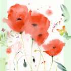 Poppies Chinoise Art Print