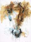 Face to Face 61 Art Print
