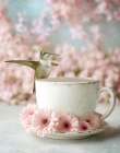 Hummingbird Coffee Cutie Art Print