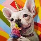 Rainbow Party Art Print