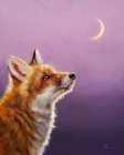 Talking To The Moon Art Print