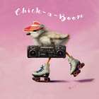 Roller Chick Art Print