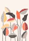 Happy Leaves A Art Print