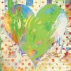 Carnival Heart Art Print