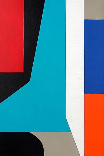 A Colorful Existence IV Minimalist Print