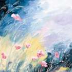 Blooms Swaying In The Breeze Art Print
